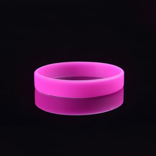 50/100 piezas pulseras de goma de silicona para adultos pulsera en blanco pulsera multicolor - Imagen 10 de 22