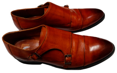 Melvin & Hamilton ROBERTA 2 Crust Orange LS Monk Shoes Leather RuboPrene EU 40/7