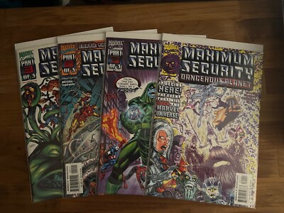 Maximum Security #1, #2 and #3 plus Dangerous Planet One-Shot - Marvel - 2000