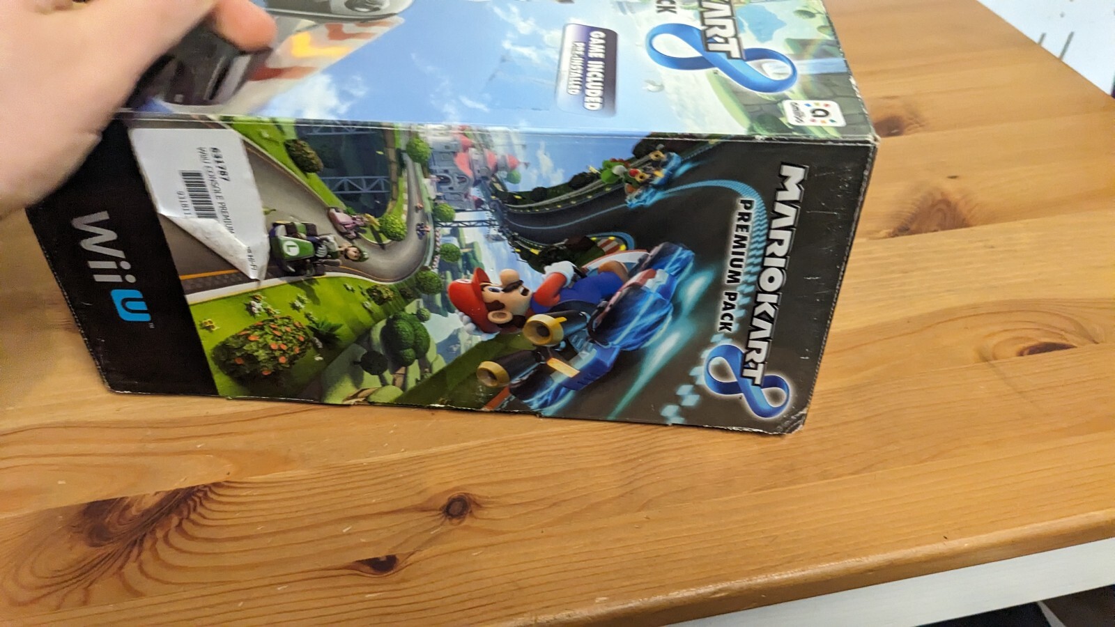 Nintendo Wii U Mario Kart 8 Premium Pack Console + Leads Boxed m eBay