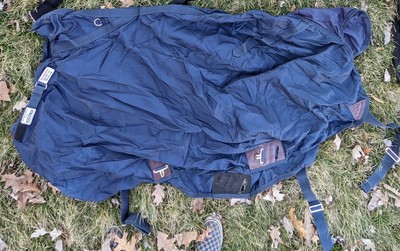 Navy  Stable Sheet, Size 72 