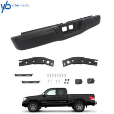 Rear Step Bumper Assembly Powdercoated Black Steel For Toyota Tundra 2000-2006