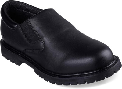 Men's Skechers Work Slip On Slip Resistant Memory Foam Soft Toe