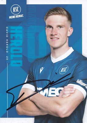 Autogrammkarte David Herold - Karlsruher SC - 2024/2025 - Fußball