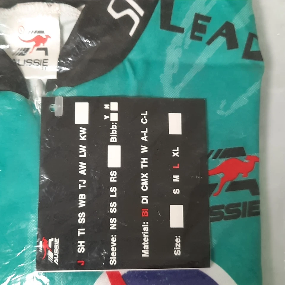 Camiseta deportiva de ciclismo australiana especializada vintage talla grande nueva de colección Foto 2 de 4