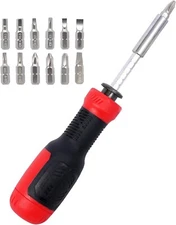 13-in-1 Multi-Bit Screwdriver Set - Super Durable, Comfortable Cushion-Grip Hand