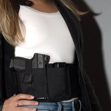 Tactical Concealed Carry Belly Band Holster Belt Waist Gun Holder Magazine Pouch