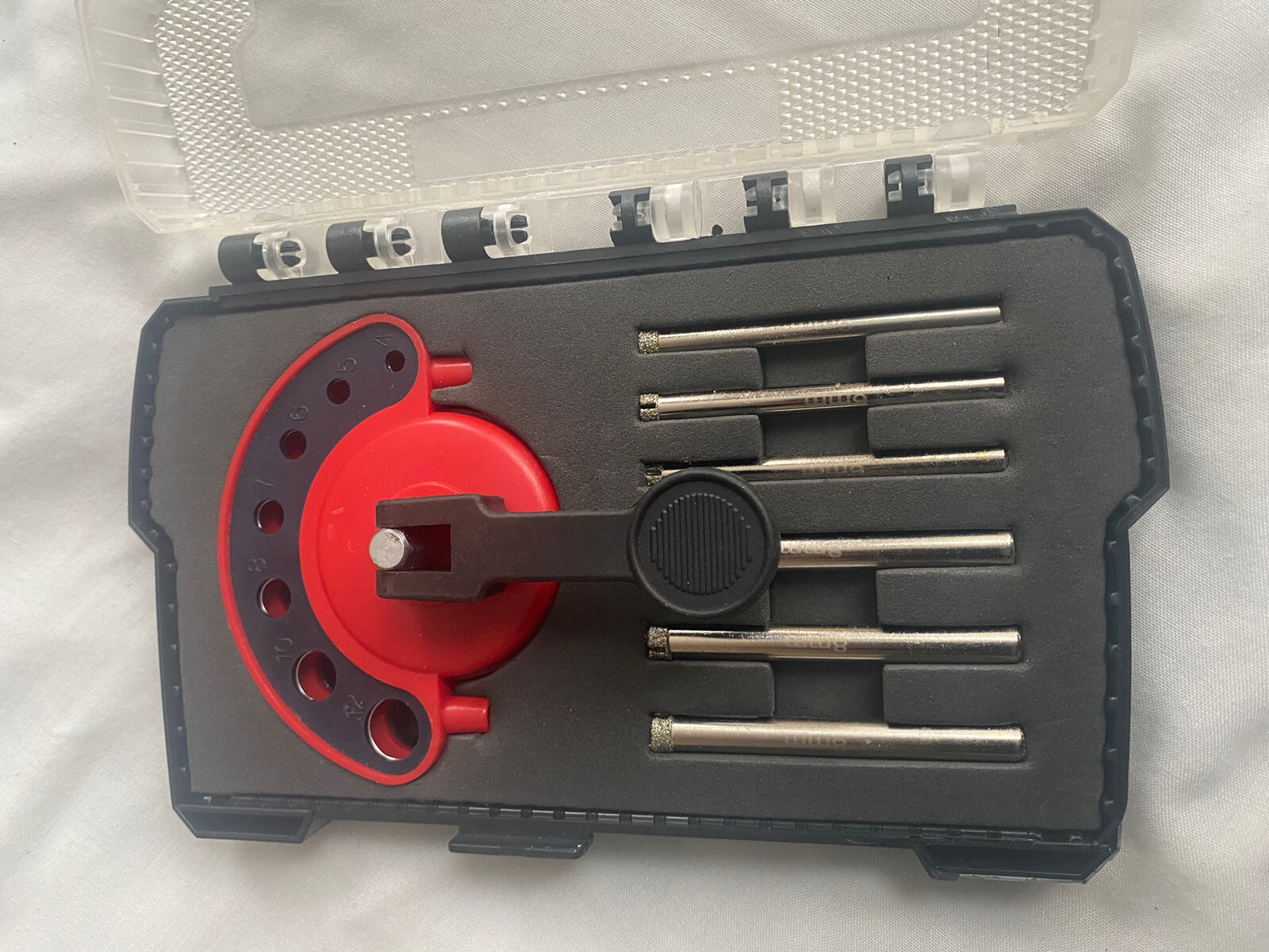 8Pcs Set Diamond Hole Saw Tile Ceramic Glass Porcelain Marble Drill Bit