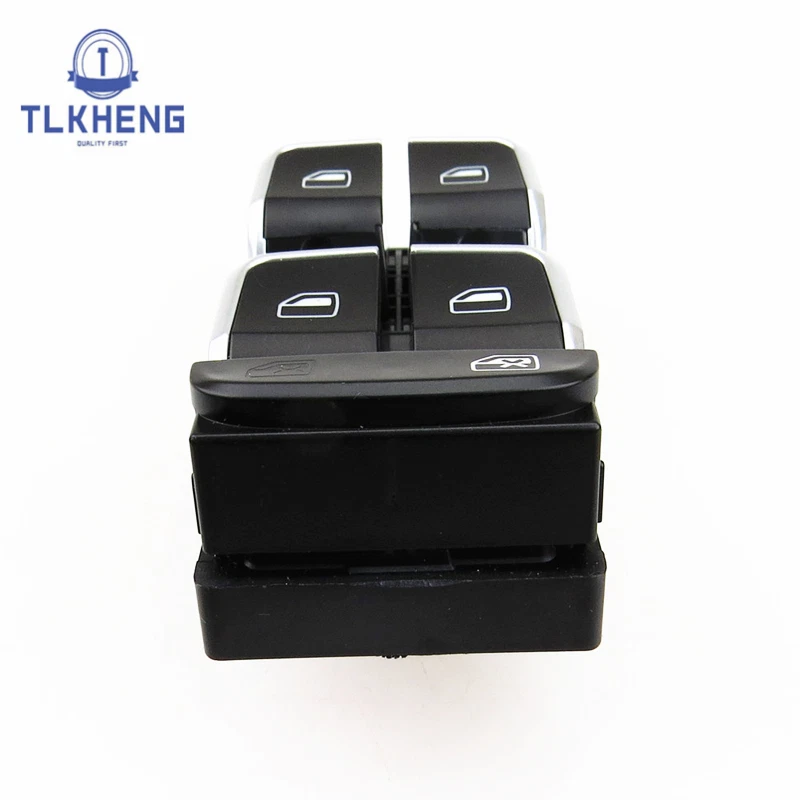 Interruptor de janela frontal esquerdo Power Master 8K0959851F para 2013-2015 AUDI A4 B8 - Imagem 3 de 4