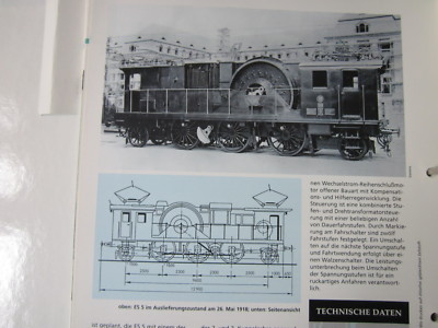 Bahn Lokaufrisse E & Diesel DRG 14 pr. ES 5 Halle KPEV 1913 Schnellzugslok