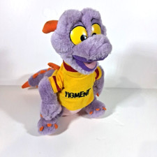 Vintage Figment Purple Dragon Plush Stuffed Toy Walt Disney World Disneyland 9.5