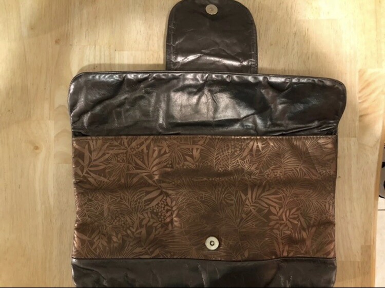 Vintage Bronze Patchwork Leather Statement Bag - image 5