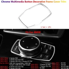 Car Multimedia Switch Cover Trim For BMW 1 2 3 4 5 7 X1 X3 X4 X5 X6 F20 F22 F15