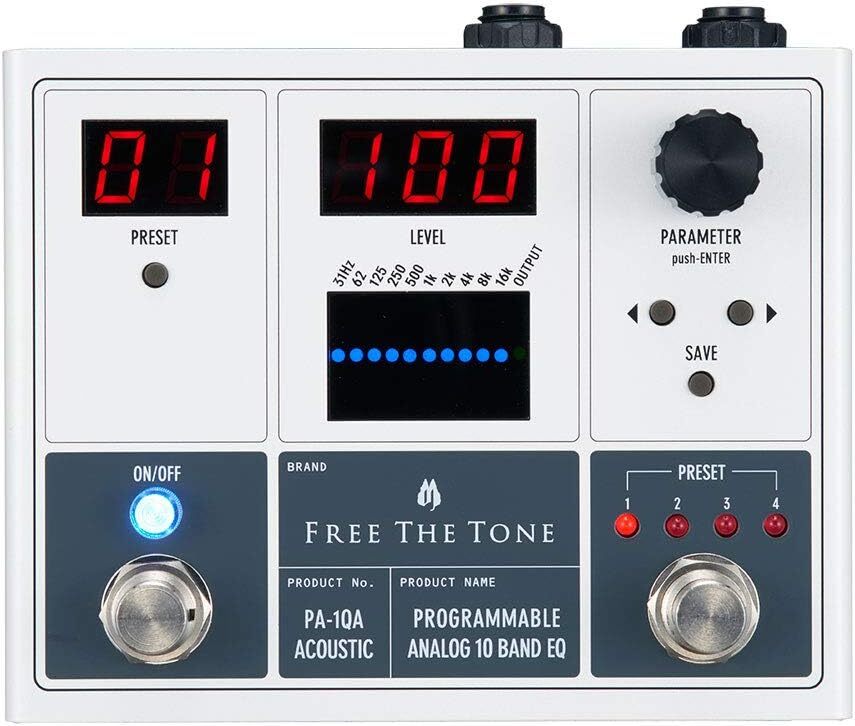 ギター FREE THE TONE PA-1QA Free The Tone PA-1QA Programmable Analog 10 Band EQ Pedal