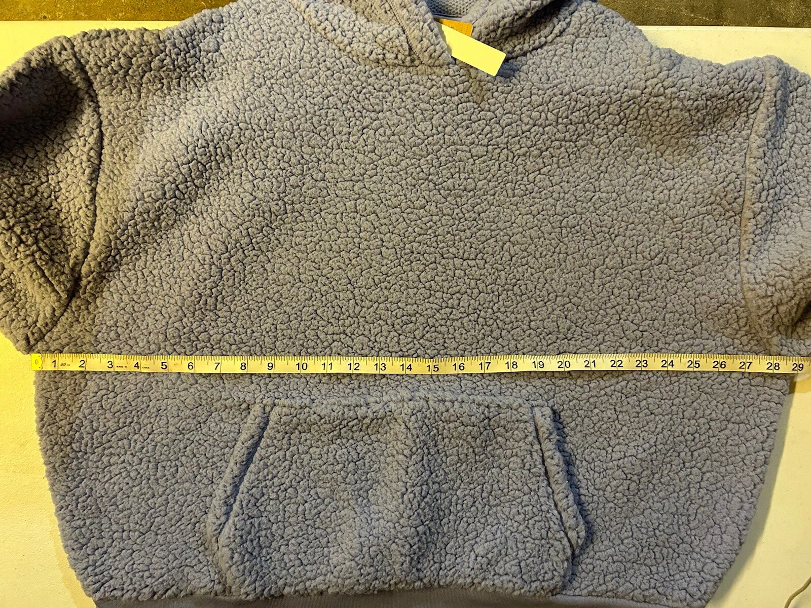 UNDERCOVER Felpa donna Victoria’s Secret ROSA NUOVA CON ETICHETTE blu in pile con cappuccio taglia XL