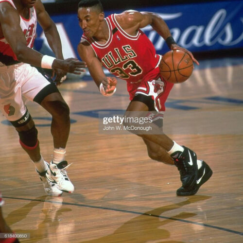 DS 2022 NIKE AIR FLIGHT LITE UK10.5 EU45.5 PIPPEN OG BULLS BRED JORDAN 3 4 RARO - Imagen 2 de 13