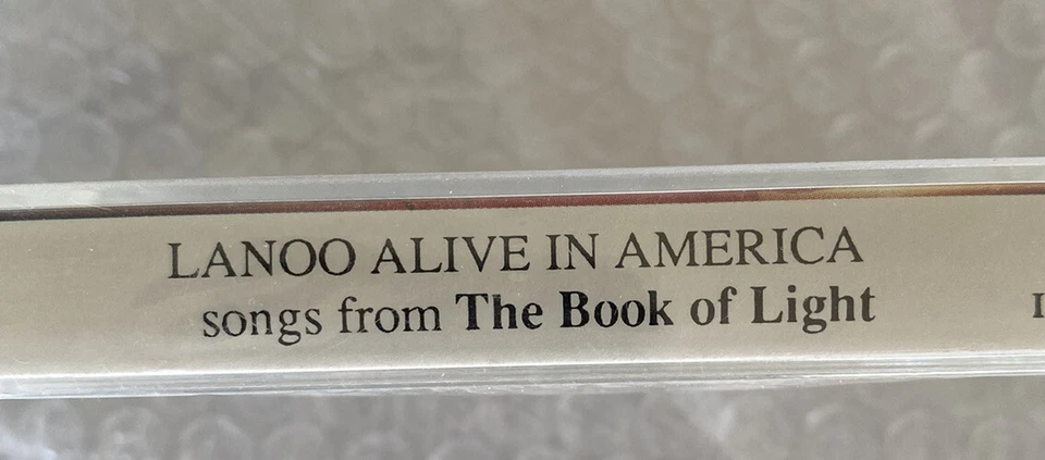 Vintage Sealed Lanoo Alive In America. From The Book Of Light. Cassette Tape - Image 4 of 4