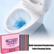 5PCS Toilet Bowl Cleaner, Automatic Re,Perfumes Stick Multifunction
