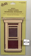 Window - Yorktown  working 1/12 scale dollhouse miniature Houseworks 5001 wooden