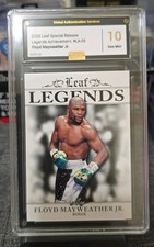 2023 Leaf Special Release Legends Achievement Floyd Mayweather Jr. GAS...