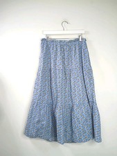 J. Crew Tiered Drawstring Floral Midi Skirt Medium
