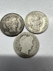 Stackers Delight (3) Barber Dime Actual Coin Invest Now Silver Is Over $90 An Oz