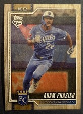 2026 Topps Series 1 Adam Frazier Wood Parallel /25 Kansas City Royals