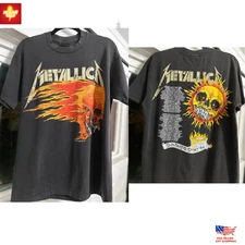 Trending Metallica Summer 1994 T-Shirt Vintage Reprint Tour Fan Tee S-5XL