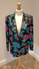 St Michael vintage floral rose blazer 8 - 10 fits up to 12