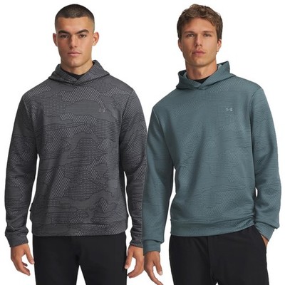 Under Armour Herren Drive Jacquard Hoodie Pullover Golf Top Leicht Stretch UA