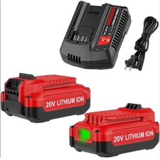 For Craftsman V20 20 Volt MAX Lithium Battery / Charger CMCB204 CMCB202 CMCB203