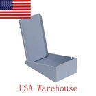 Blank DIY Pedal Footswitch Fuzz Sloped Enclosure Guitar Steel Chassis Box USA