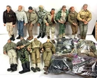 8 Hasbro GI Joe 1996-2001 - 12” Action Figures + 4 Other Figures w/ Accessories