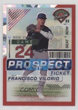 2024 Panini Prospect Edition Red Ice Prizm Francisco Vilorio #26 2d8