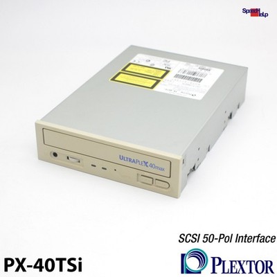 PLEXTOR ULTRAPLEX 40MAX PX-40TSi READ 20x CD-ROM LAUFWERK SCSI 50-POL PIN DRIVE