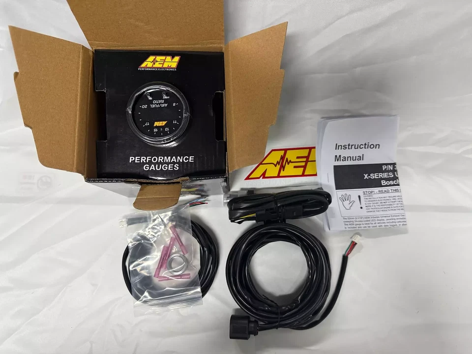 Manometro Strumento AEM UEGO Wideband Stechiometrico SONDA 4.9 X-series 30-0300 - Immagine 3 di 4