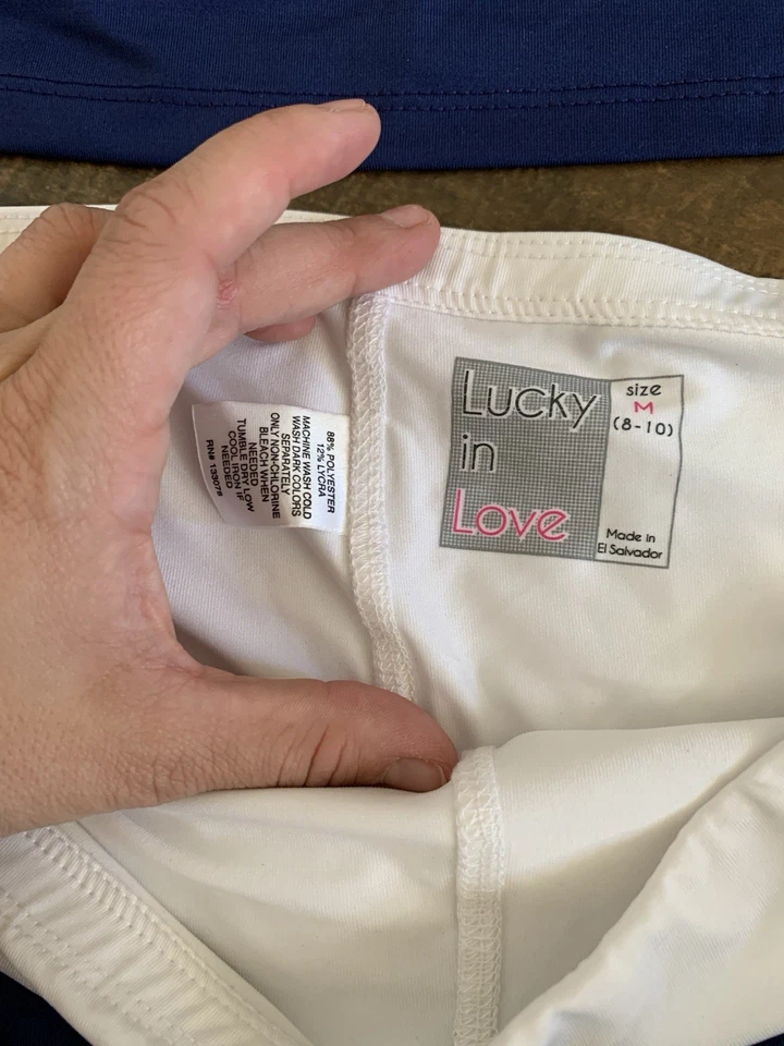 ¡Juego de falda y camiseta sin mangas de tenis Lucky In Love azul y naranja! ¡NUEVO CON ETIQUETAS! Foto 4 de 4