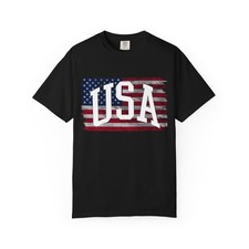 USA T-Shirt, American Flag Tee, 4th of July Celebration Unisex America Shirt
