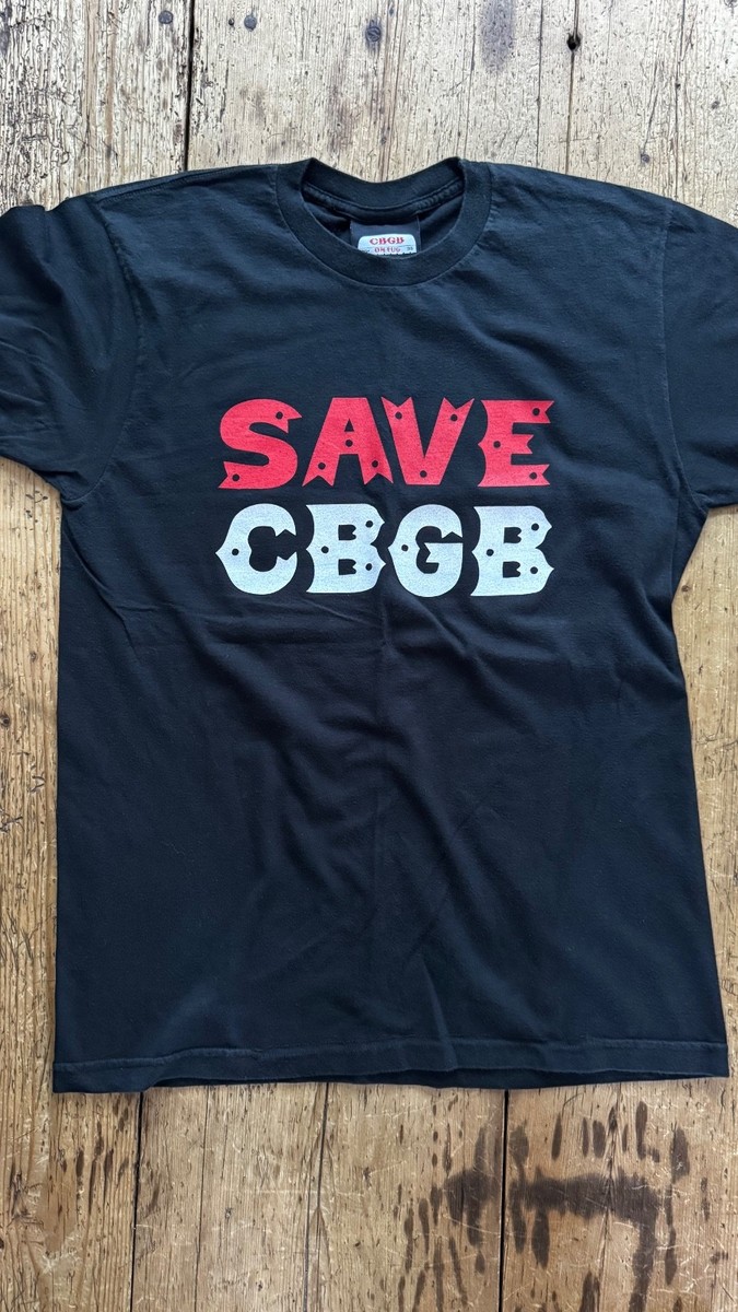 Vintage SAVE CBGB Tシャツ USA製 M 黒 NYC パンク CBGB Original Vintage 2005 