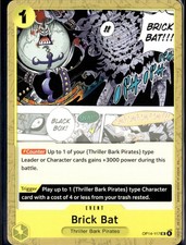 Brick Bat OP14-117 Uncommon The Azure Sea's Seven One Piece Near Mint