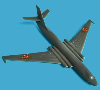Soviet Myasishchev M 4 Bomber (1:400) China Cold War Recognition Model 1980s
