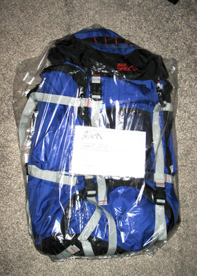 Coleman Peak 1  Hiking / Camping Backpack - Royal Blue & Black - New
