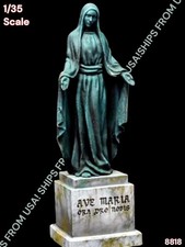 1/35 Resin Figure Madonna Ave Maria Virgin Mary Statue With Base Model Kit 8818