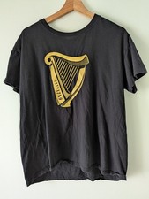 Guinness "Ask me for a Guinness" T-Shirt - Black - Large Back Print