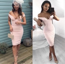 House of CB London Yolanda Dress Light Pink Size XS