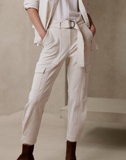 Banana Republic Slim Refined Stretch Cargo Pants Size 8 Percent Condition