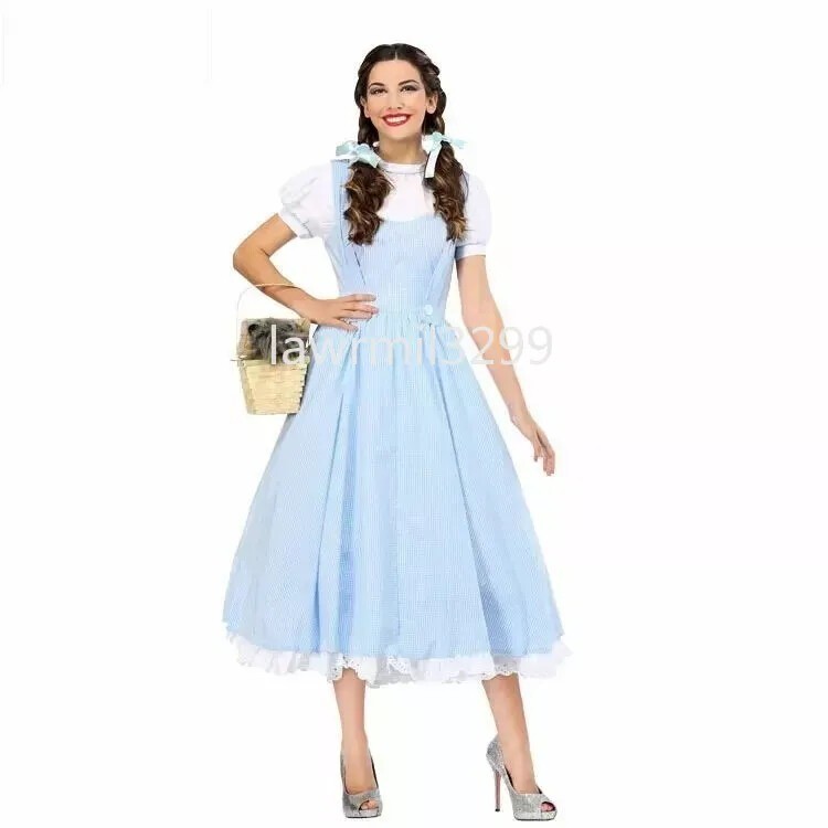 Clásico El Mago de Oz Dorothy Disfraz Juegos con disfraces Niñas Dorothy Vestido Semana del Libro