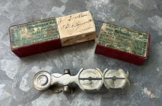 C19th Cased Sovereign Scales