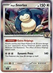 Hop's Snorlax 117/159 Journey Together