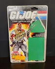 Roadblock 1986 G.I. JOE COBRA Vintage Original CARD BACK Full Minor Loss
